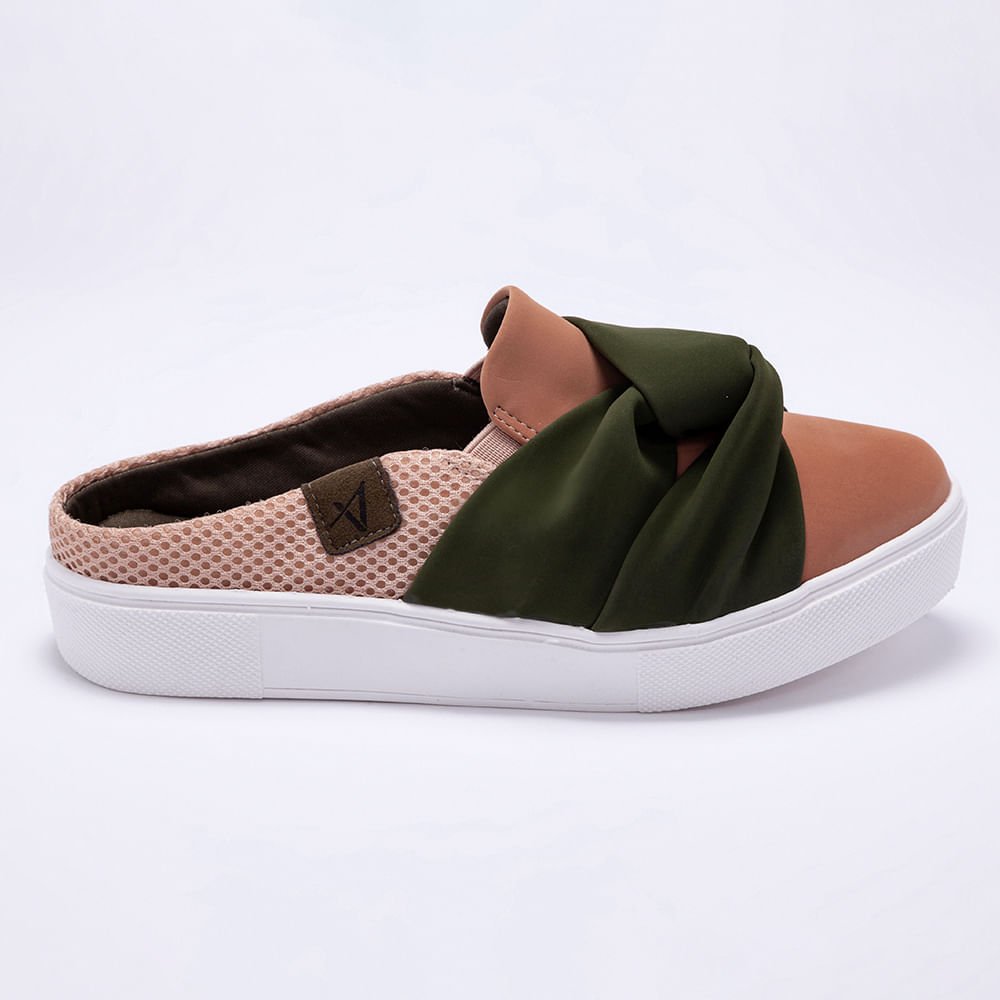 Tênis Feminino Mule Slip Laço - Nude Nude 3