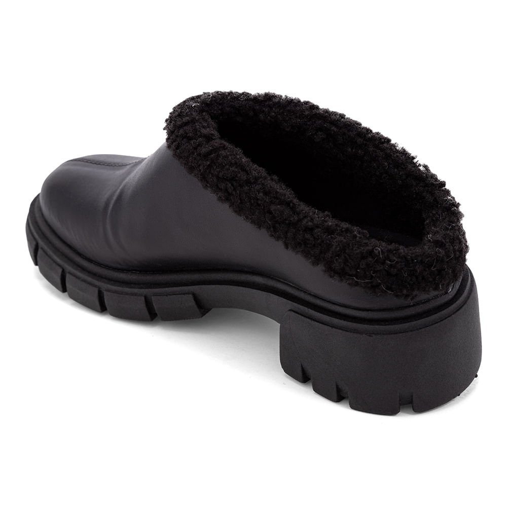 Bota Mule Solado Tratorado Preto Preto 5