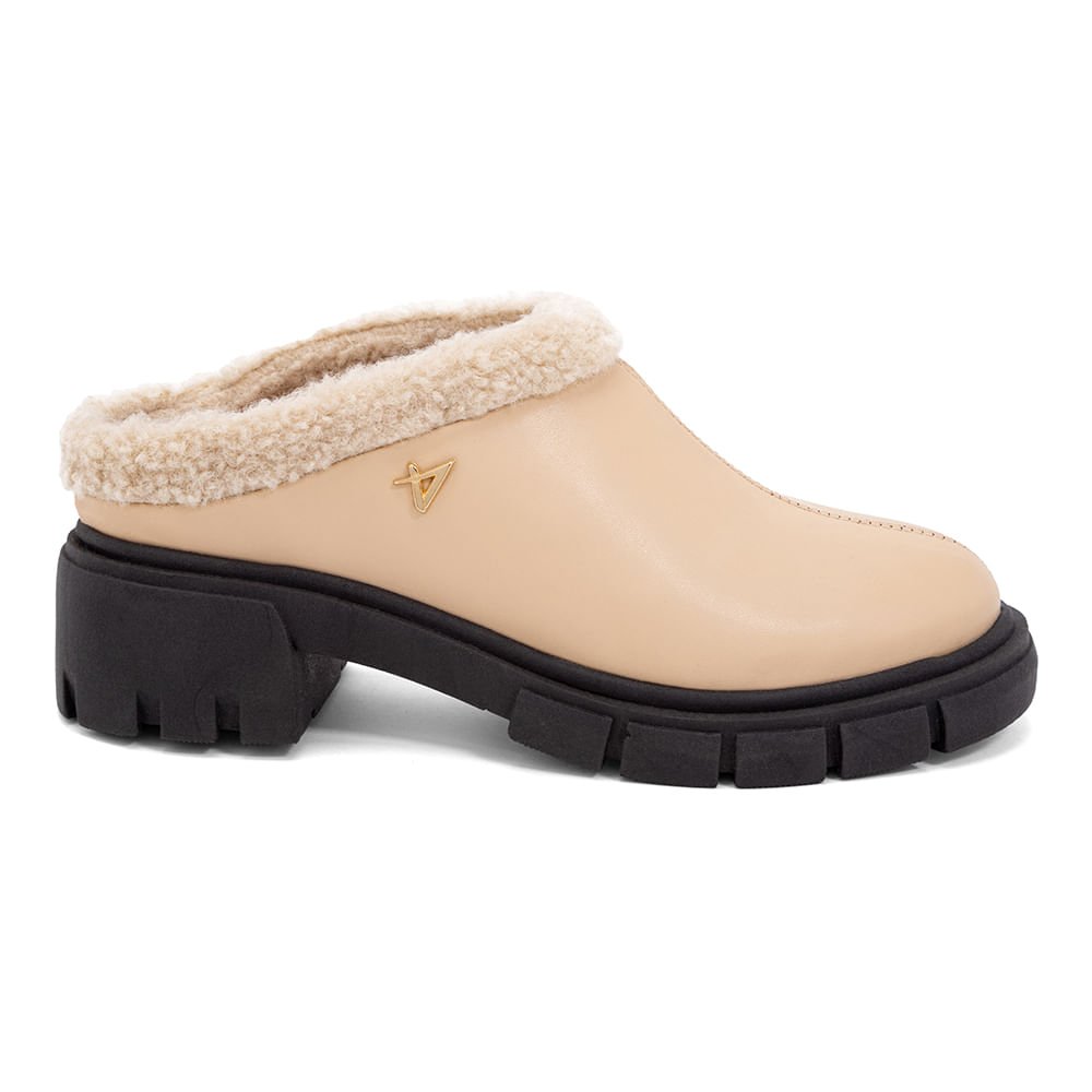 Bota Mule Solado Tratorado Porcelana Porcelana 3