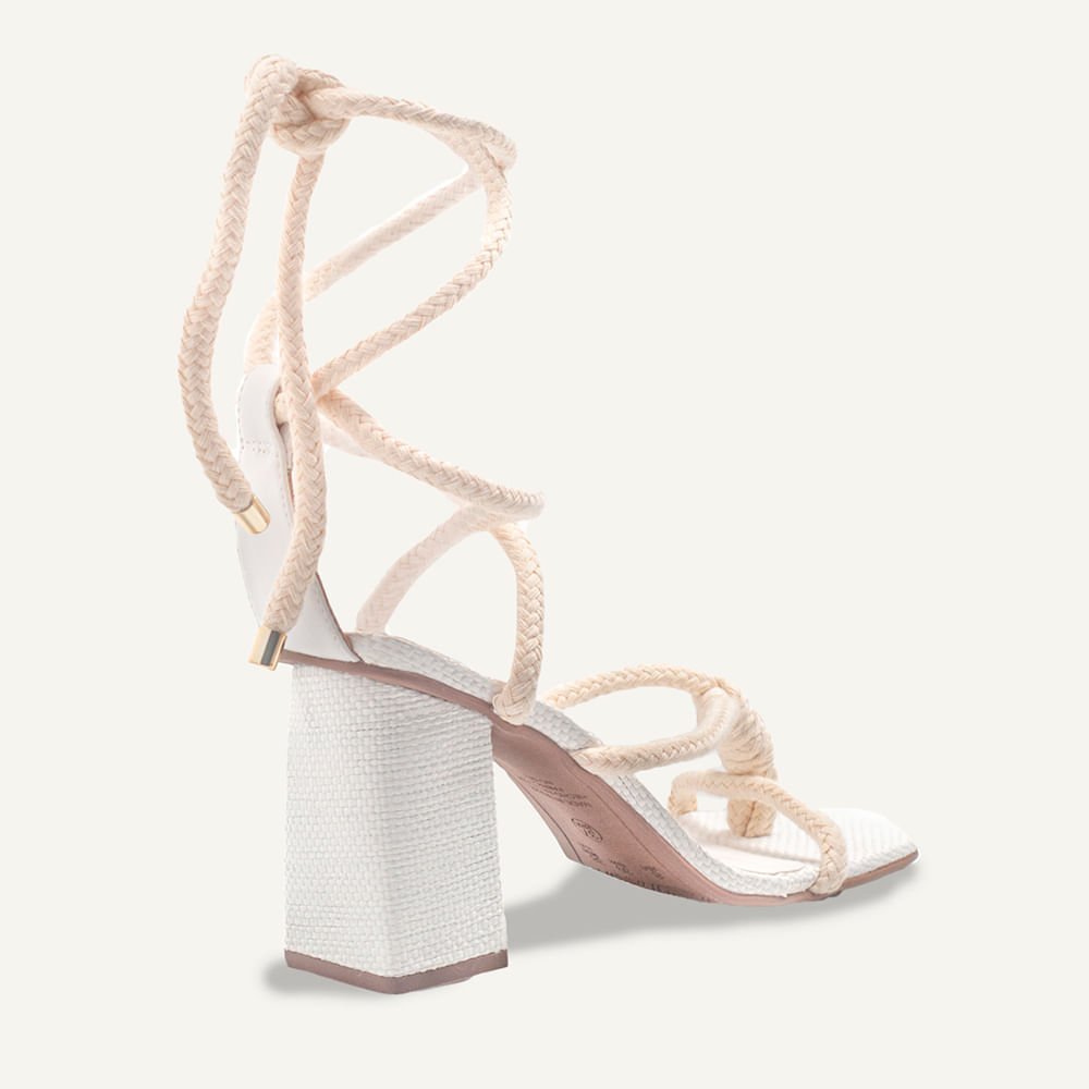 Sandália Bloco Cordão Offwhite Off White 4