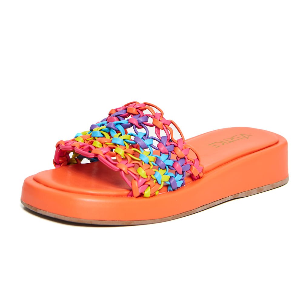 Flat Trama Artesanal Laranja Laranja 4