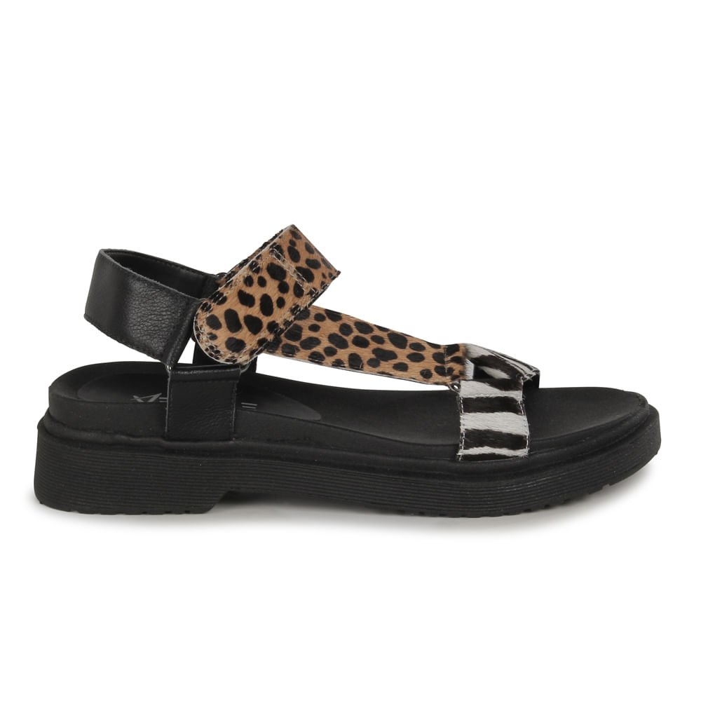 Sandália Feminina Papete Leopardo Leopardo 2