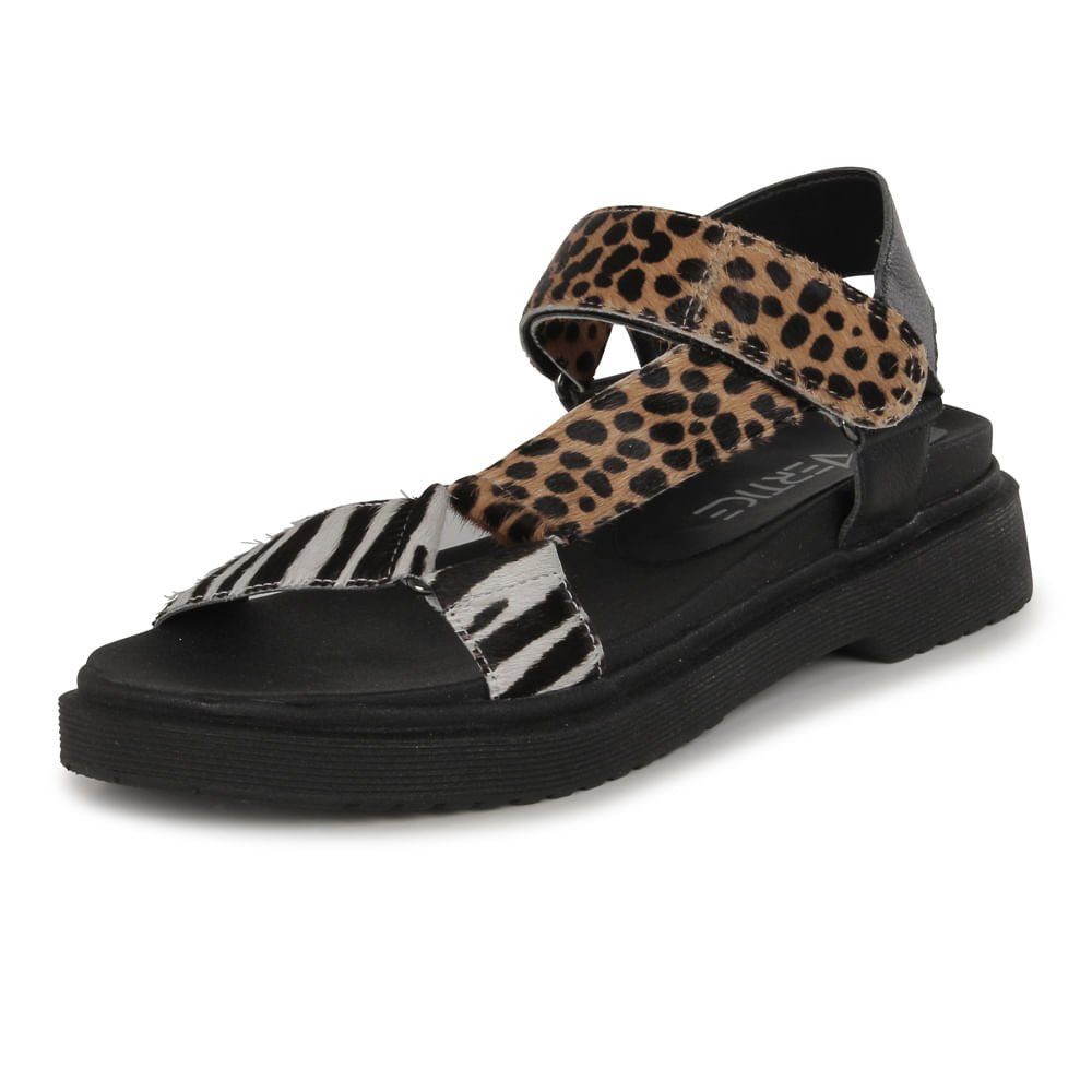 Sandália Feminina Papete Leopardo Leopardo 3