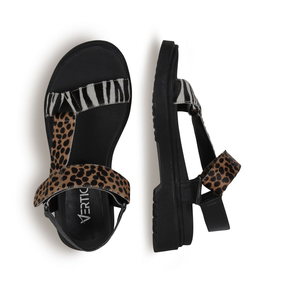 Sandália Feminina Papete Leopardo Leopardo 4