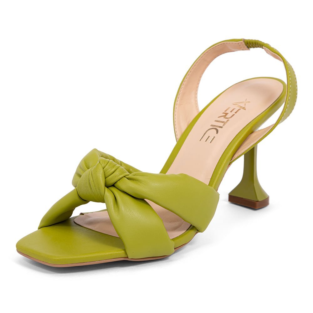 Sandália Salto Taça Confort -Pepita Verde 5