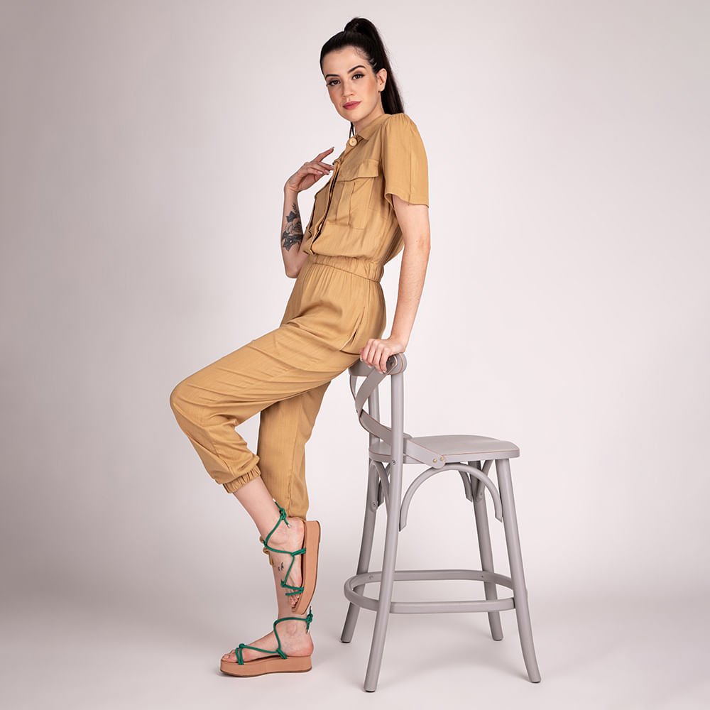 Sandália Feminina Plataforma Amarração  Salsa Salsa 4