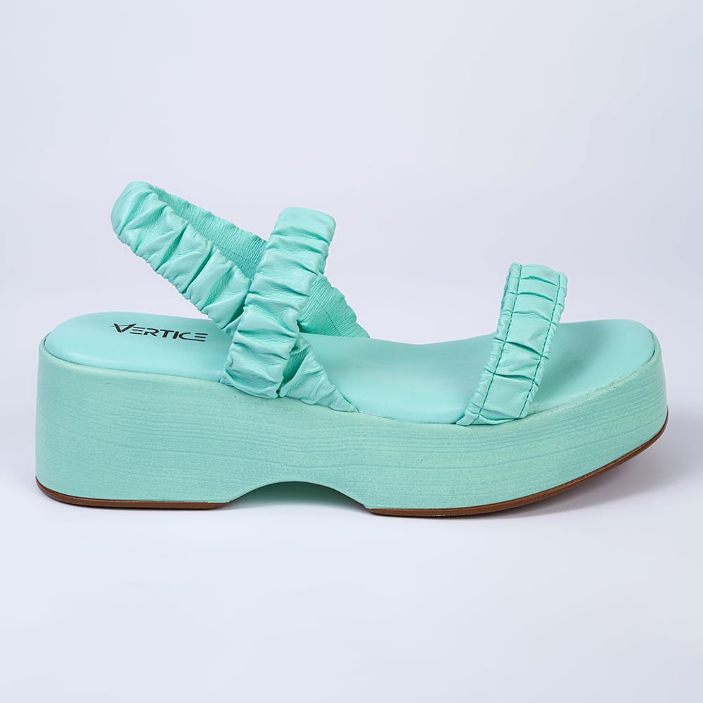 Papete Feminina Plataforma Comfy - Menta Menta 3
