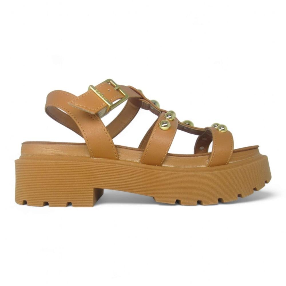 Sandália Papete Vizzano Tratorada Feminina Marrom 1