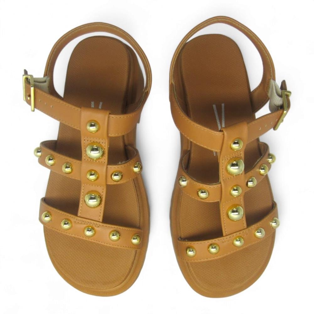 Sandália Papete Vizzano Tratorada Feminina Marrom 2
