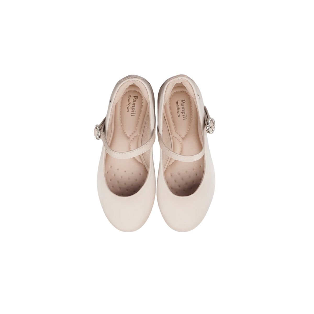 Sapatilha Infantil Menina Pampili 100.515.000 Bege Bege 4
