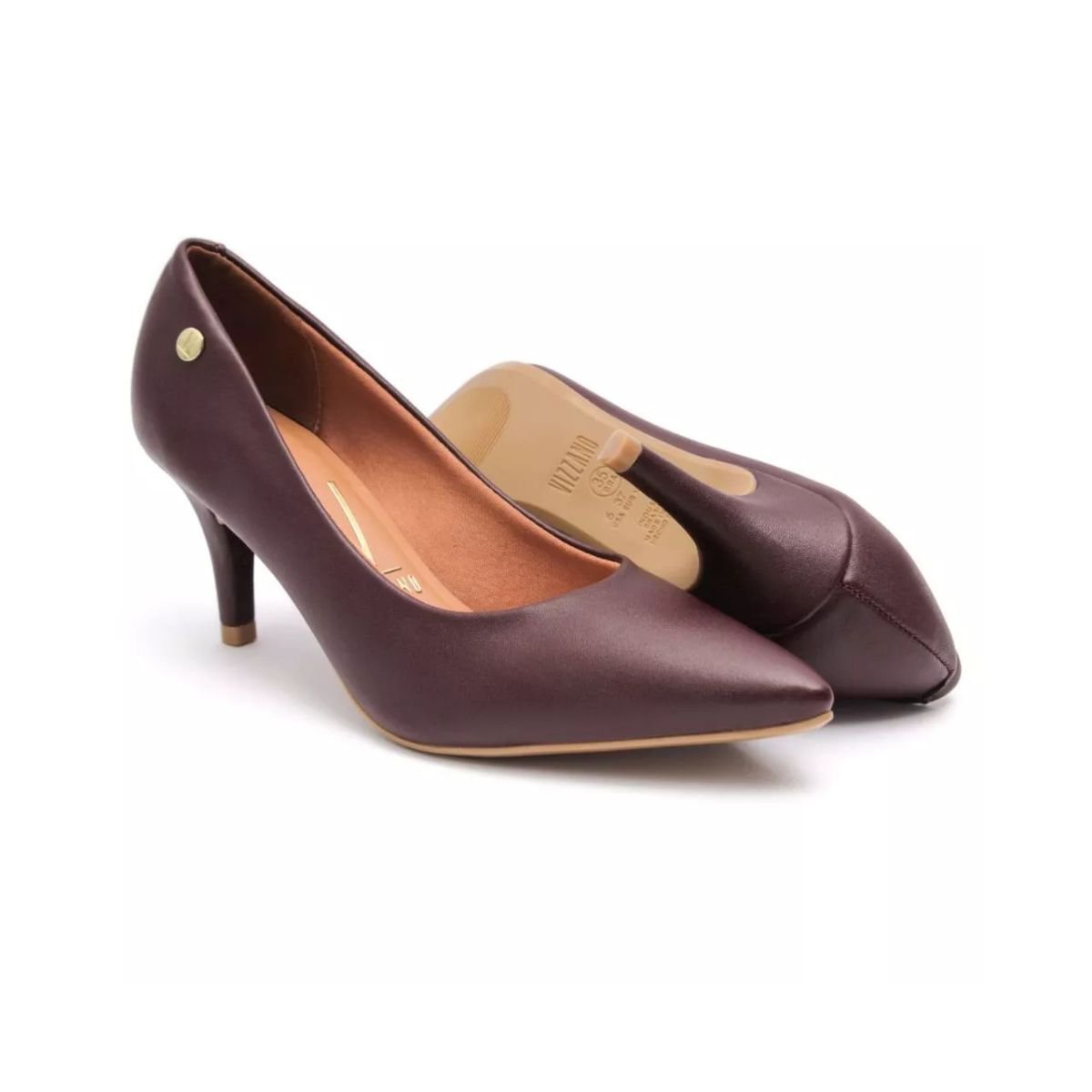 Scarpin Vizzano Salto Fino 1456.100 Marrom Marrom 5