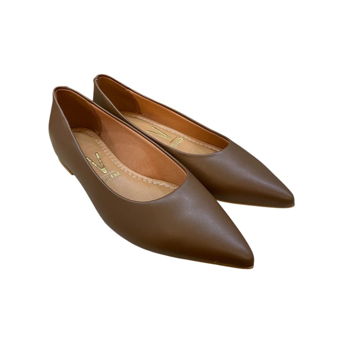 Sapatilha Feminina Bico Fino Vizzano 1206.200 Marrom Marrom 2