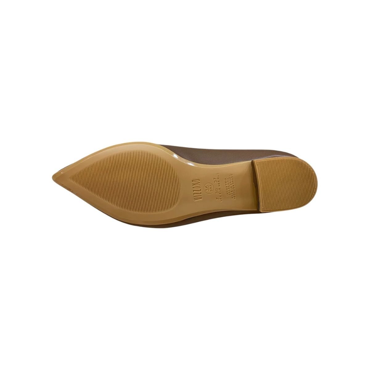 Sapatilha Feminina Bico Fino Vizzano 1206.200 Marrom Marrom 5