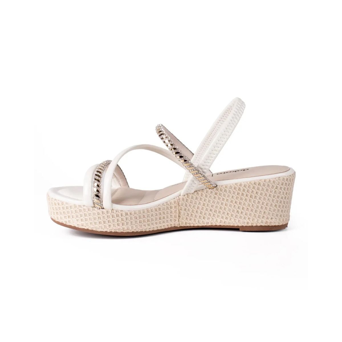 Sandália Feminina Anabela Dakota Y8321 Off White Off White 2