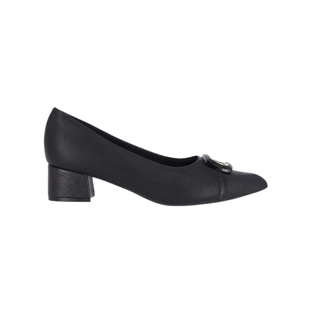 Scarpin Salto Bloco Piccadilly 739095 Preto