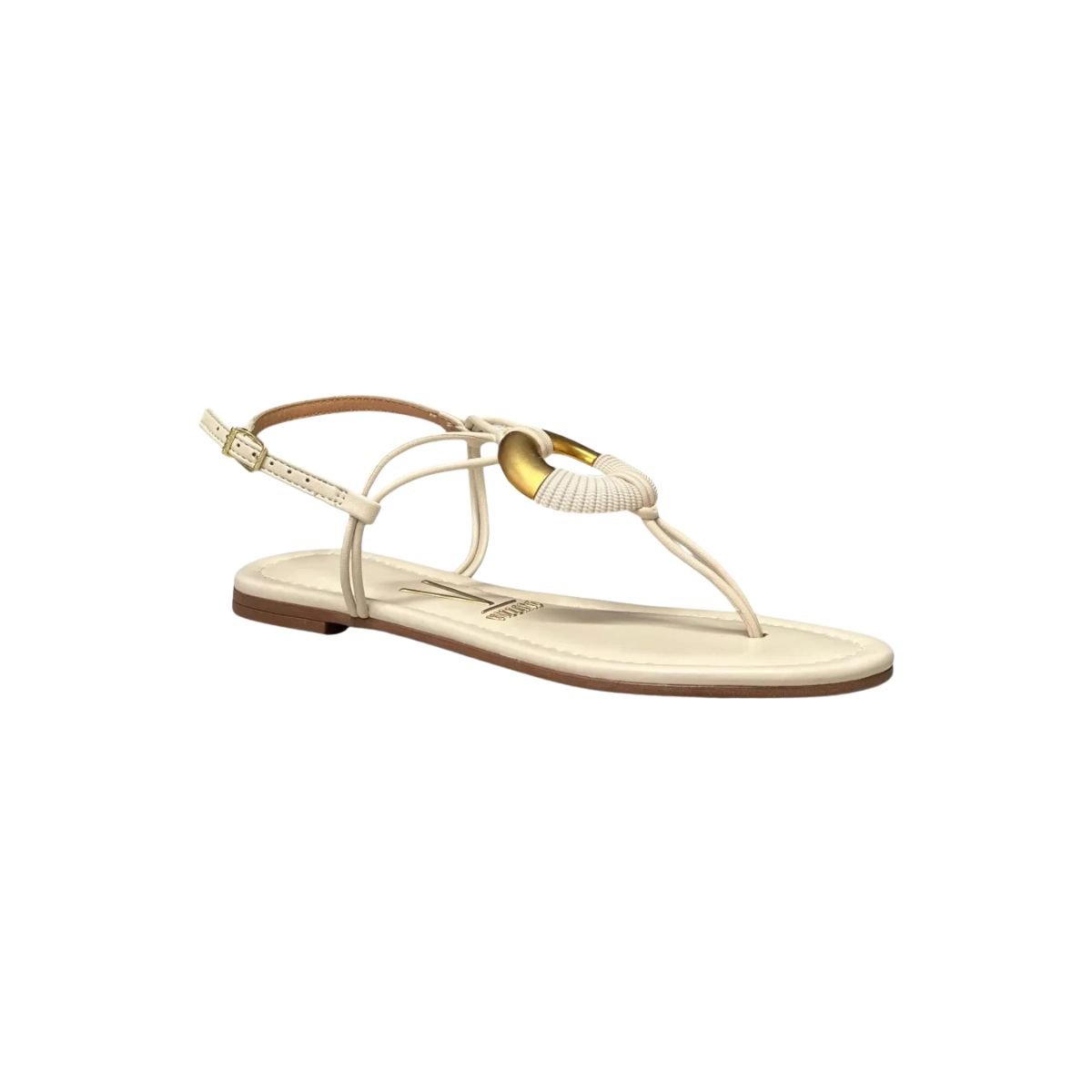 Sandália Feminina Rasteira Vizzano 6371.1001 Off White Off White 2