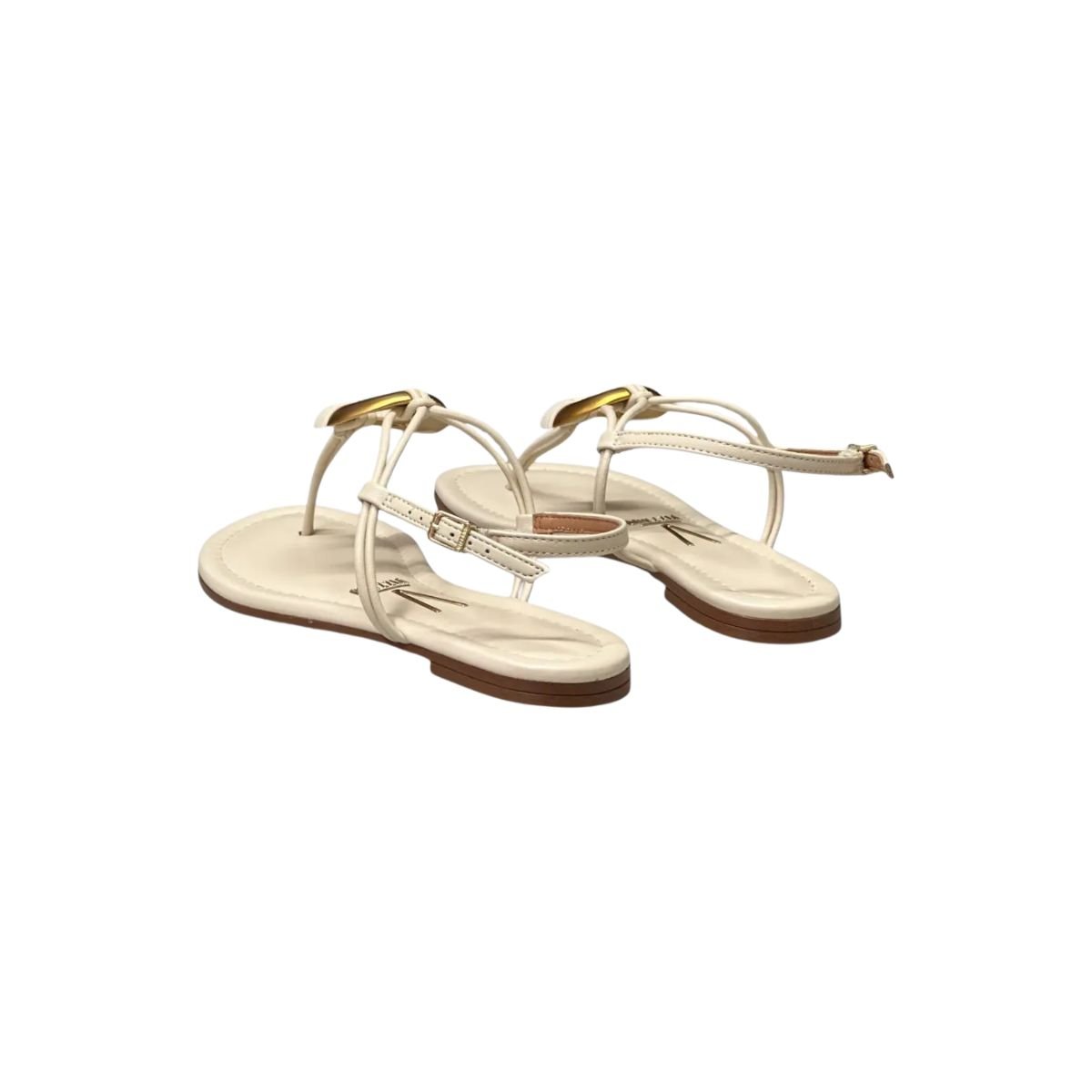 Sandália Feminina Rasteira Vizzano 6371.1001 Off White Off White 3