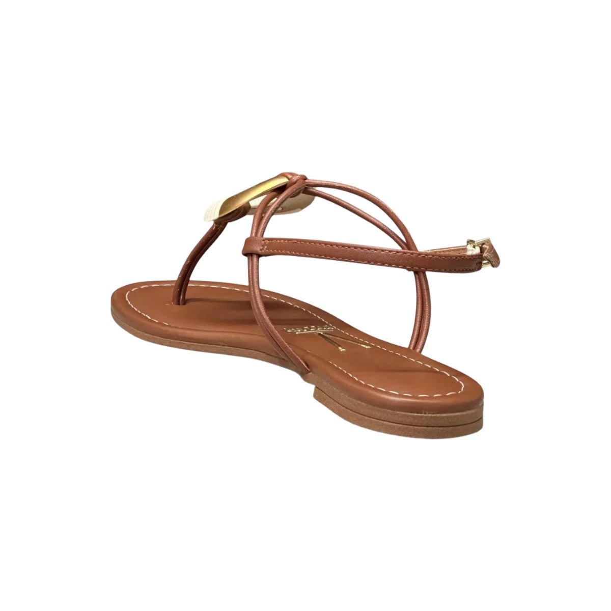 Sandália Feminina Rasteira Vizzano 6371.1001 Marrom Marrom 3