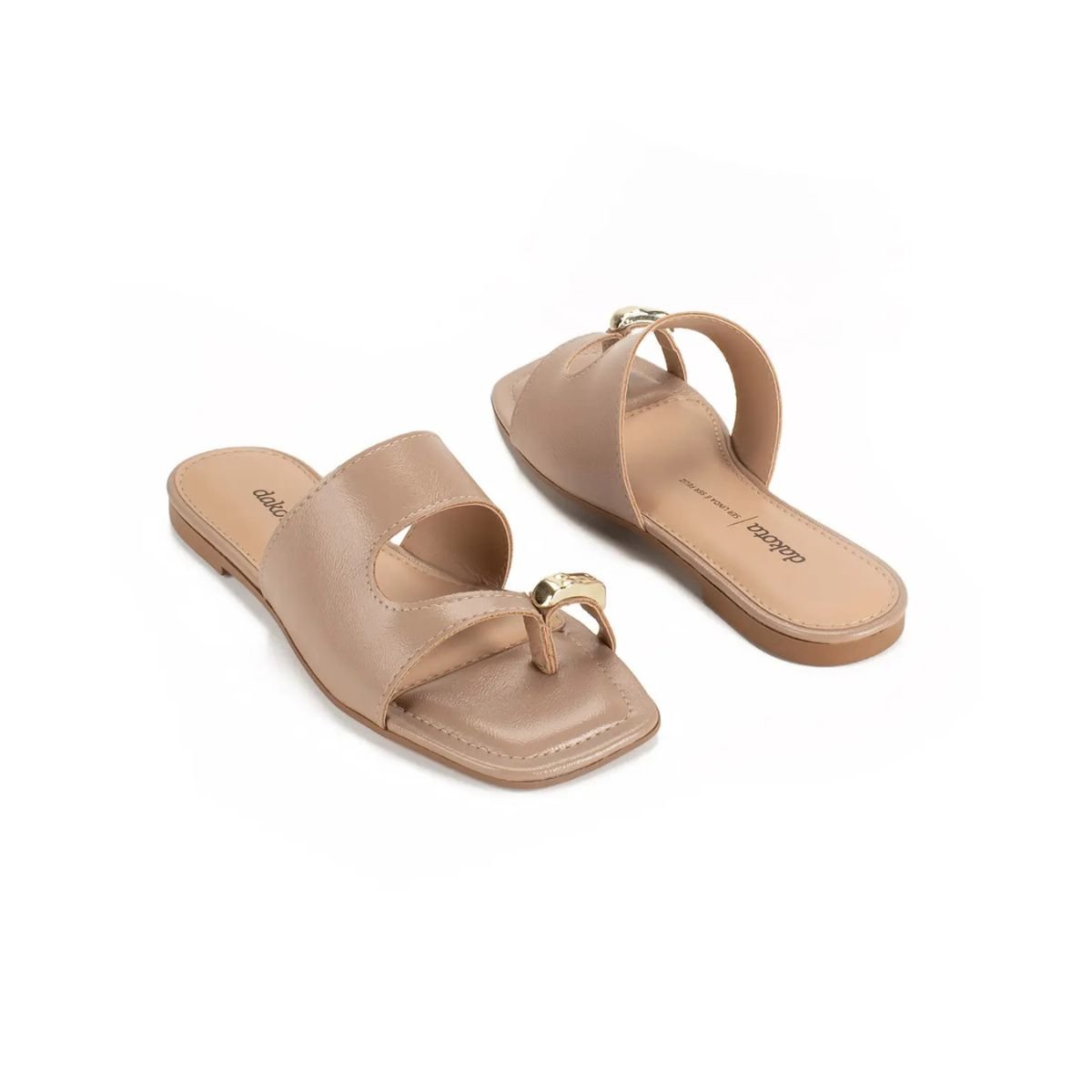 Chinelo Feminino Dakota Y9932 Bege Bege 5