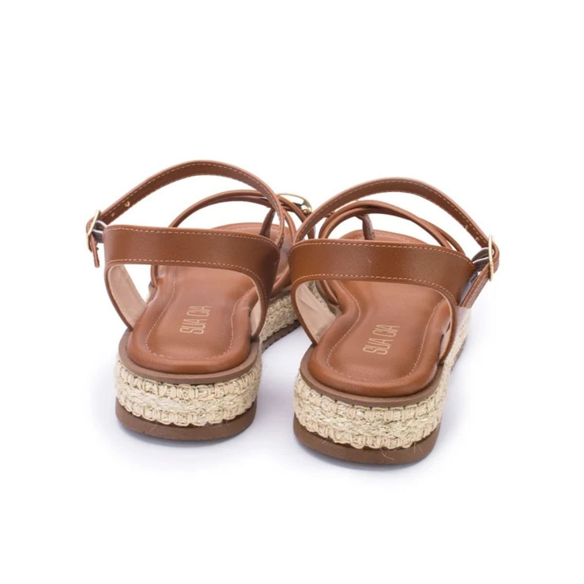 Sandália Feminina Flatform Sua Cia 8398.16172 Caramelo Caramelo 4