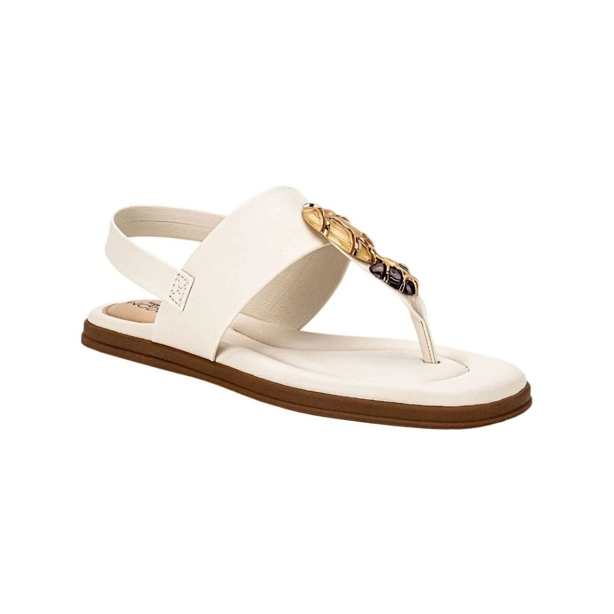 Sandália Feminina Rasteira Modare 7212.103 Off White Off White 2