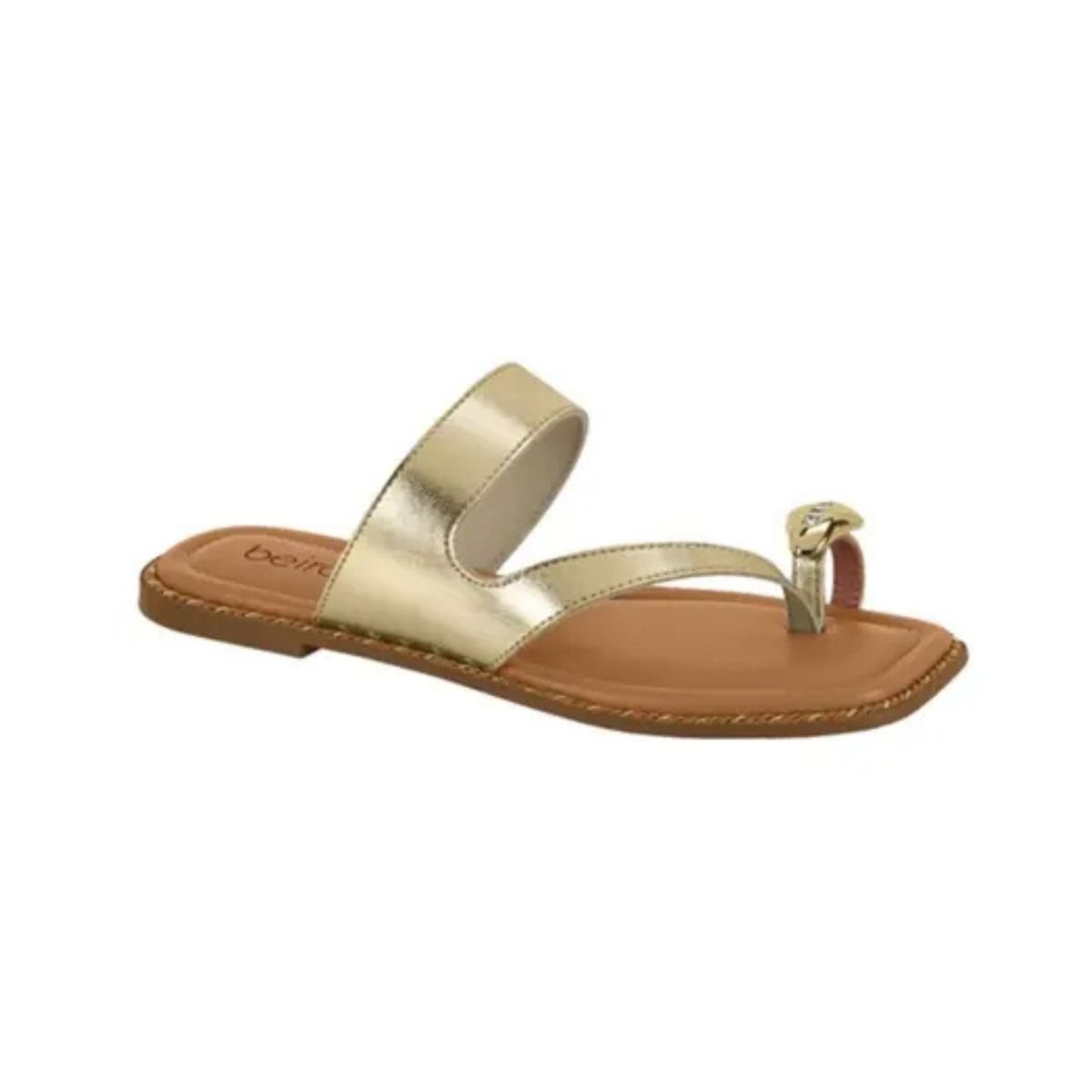 Chinelo Feminino Beira Rio 8506.209 Dourado 2