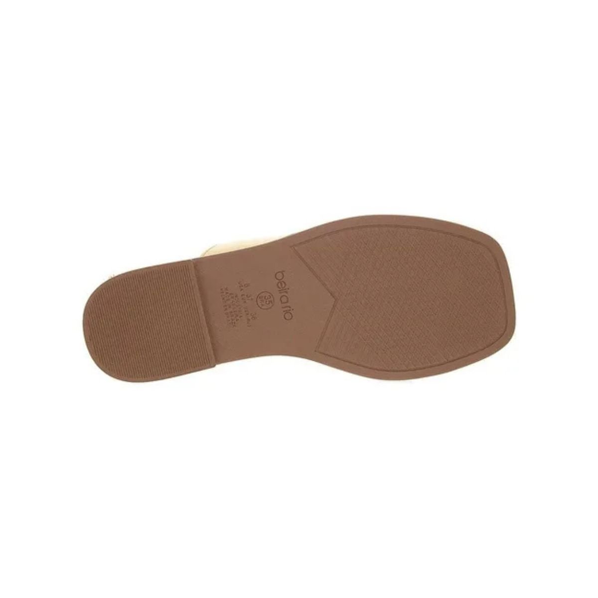 Chinelo Feminino Beira Rio 8506.209 Dourado 4