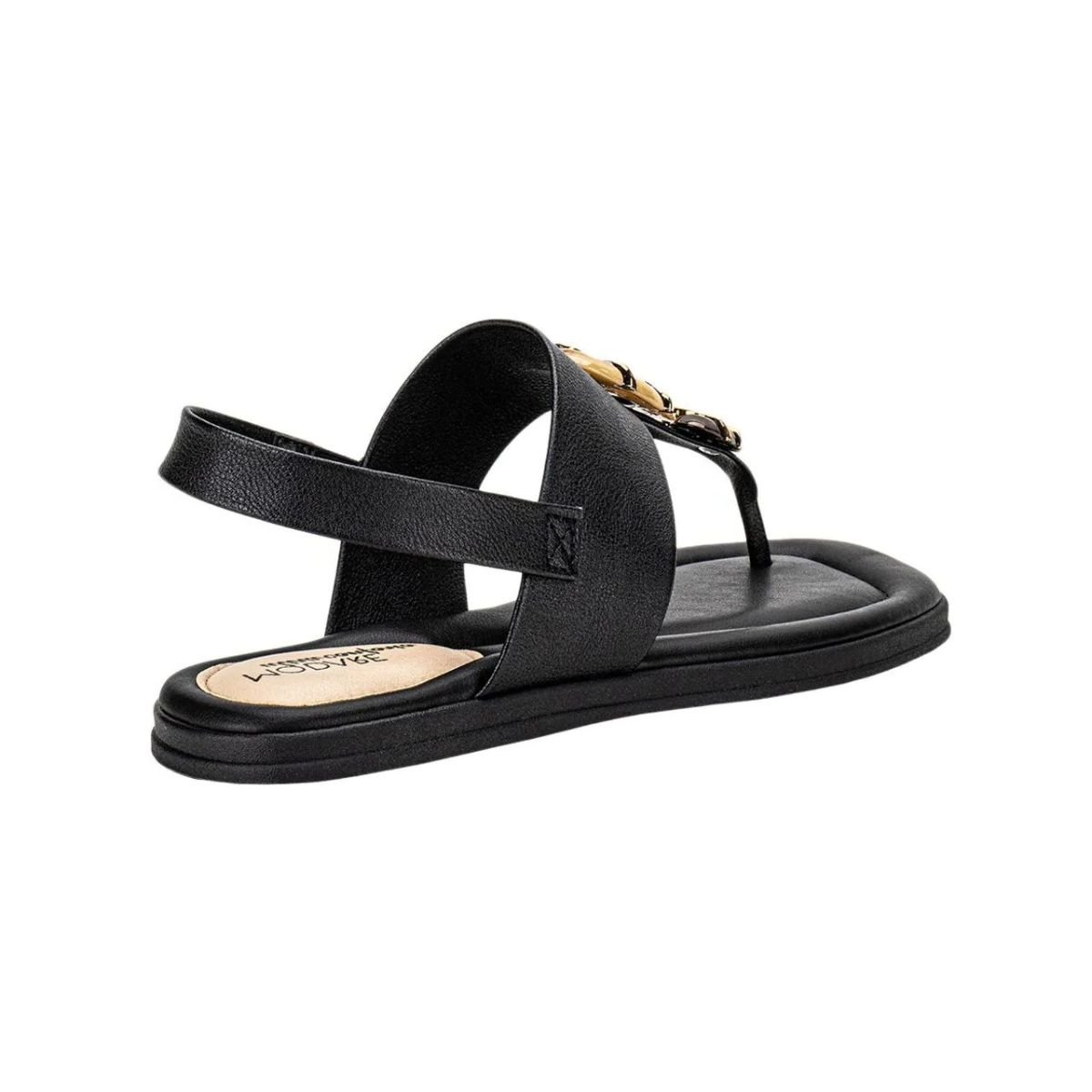 Sandália Feminina Rasteira Modare 7212.103 Preto Preto 3