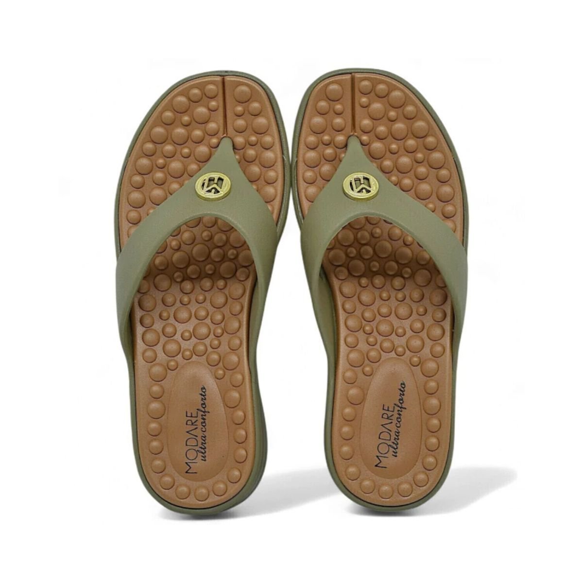 Tamanco Feminino Ortopédico Modare 7213.100 Verde Verde 3