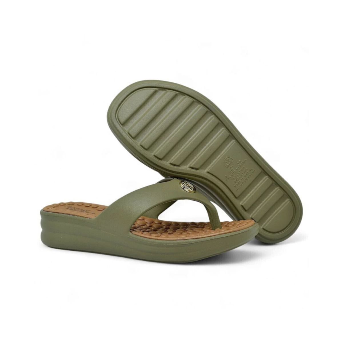 Tamanco Feminino Ortopédico Modare 7213.100 Verde Verde 5