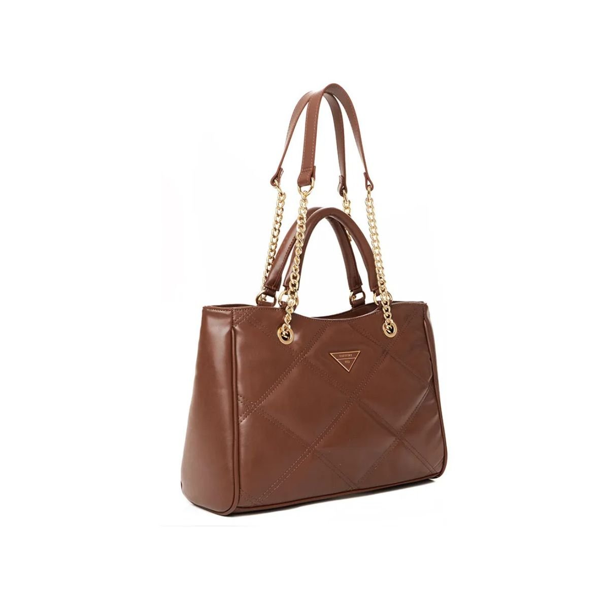 Bolsa Feminina Matelassê Rafitthy 28.16146 Marrom Marrom 2