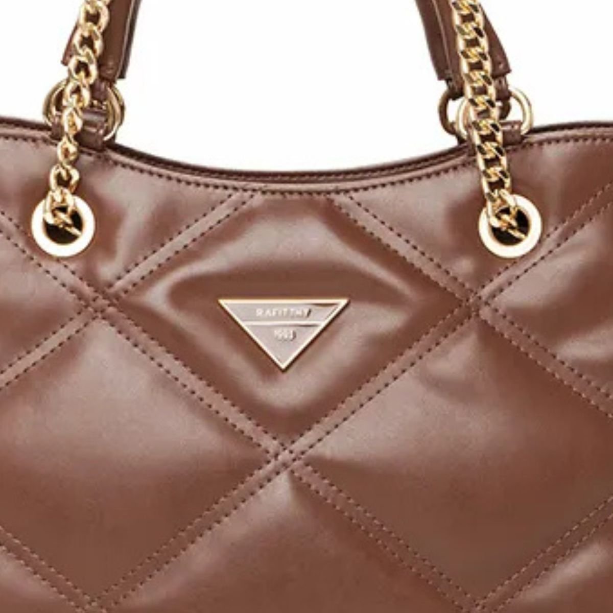 Bolsa Feminina Matelassê Rafitthy 28.16146 Marrom Marrom 5