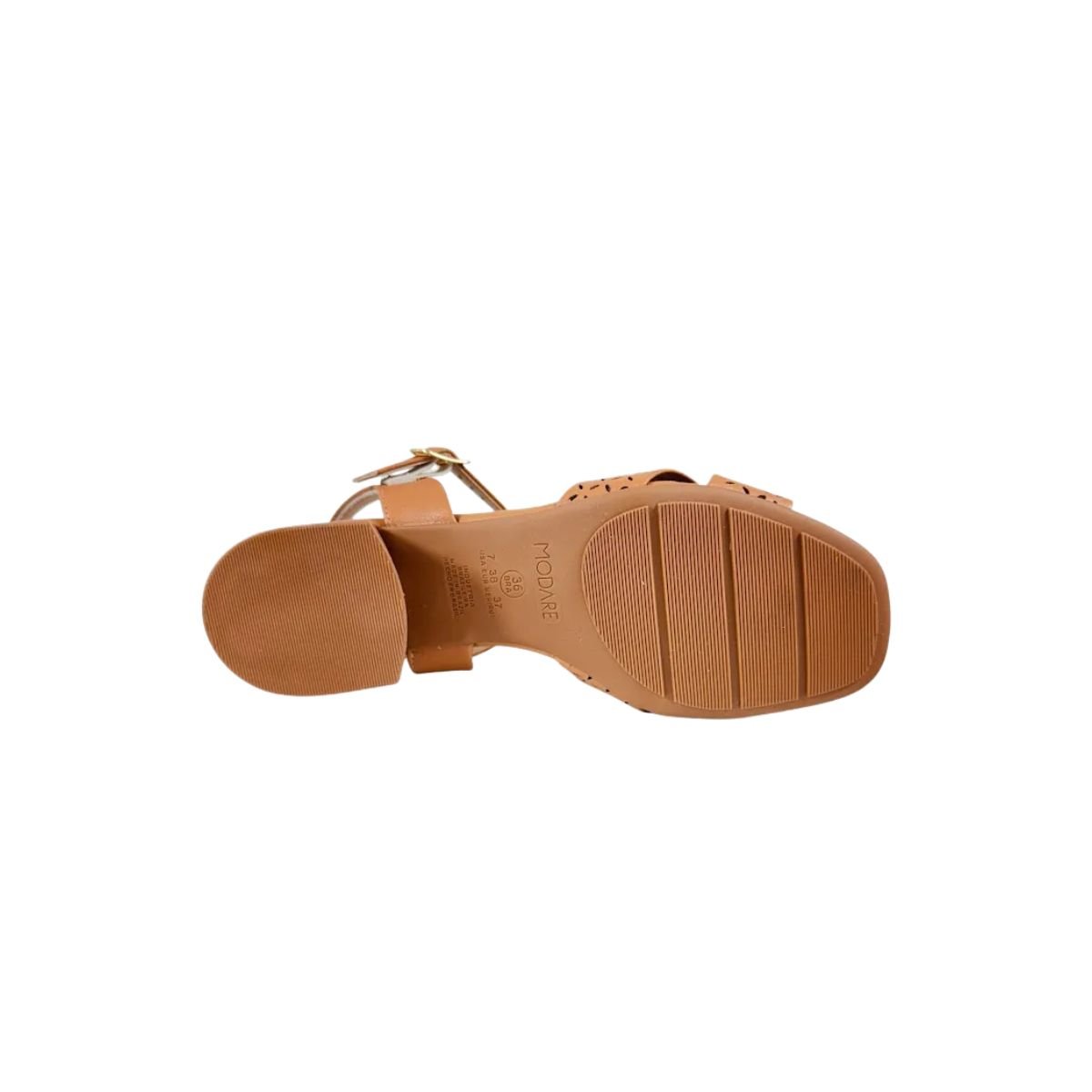 Sandália Feminina Salto Baixo Modare 7211.105 Caramelo Caramelo 4