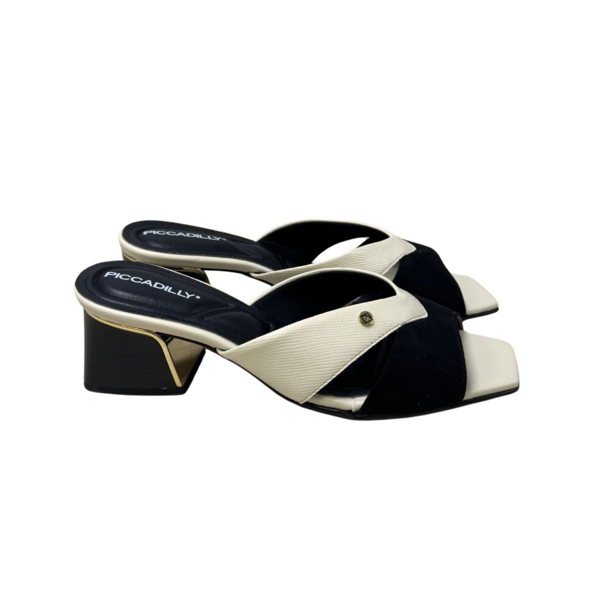 Tamanco Feminino Salto Médio Piccadilly 543095 Off White Off White 4