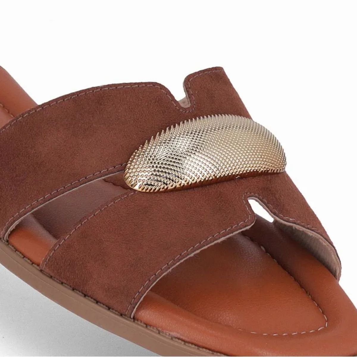 Chinelo Feminino Piccadilly 508069 Marrom Marrom 4