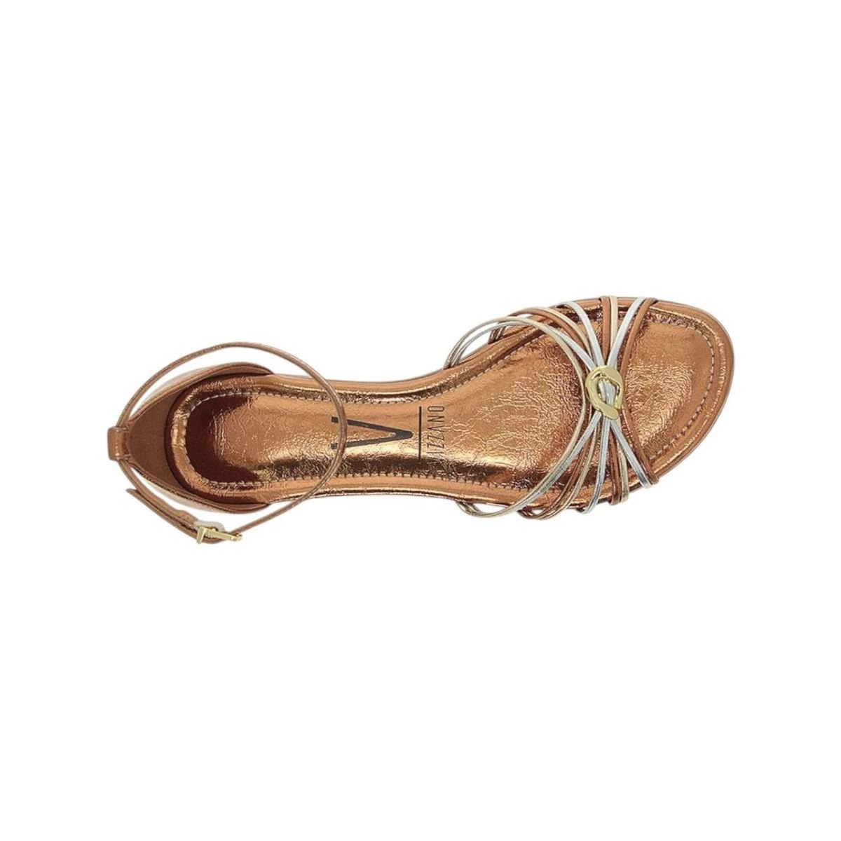 Sandália Feminina Rasteira Vizzano 6235.1822 Bronze Bronze 3