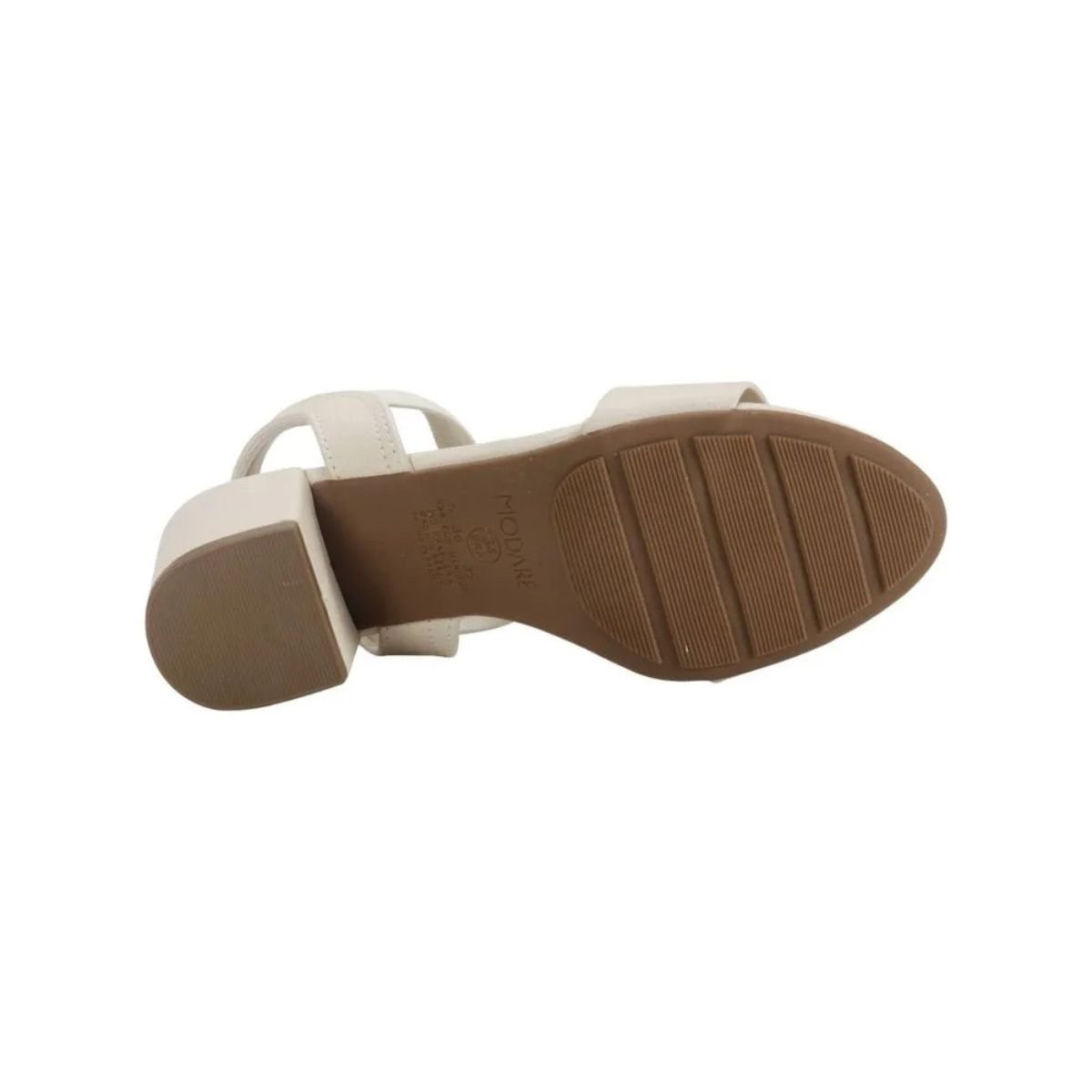Sandália Feminina Salto Bloco Modare 7109.465 Off White Off White 5
