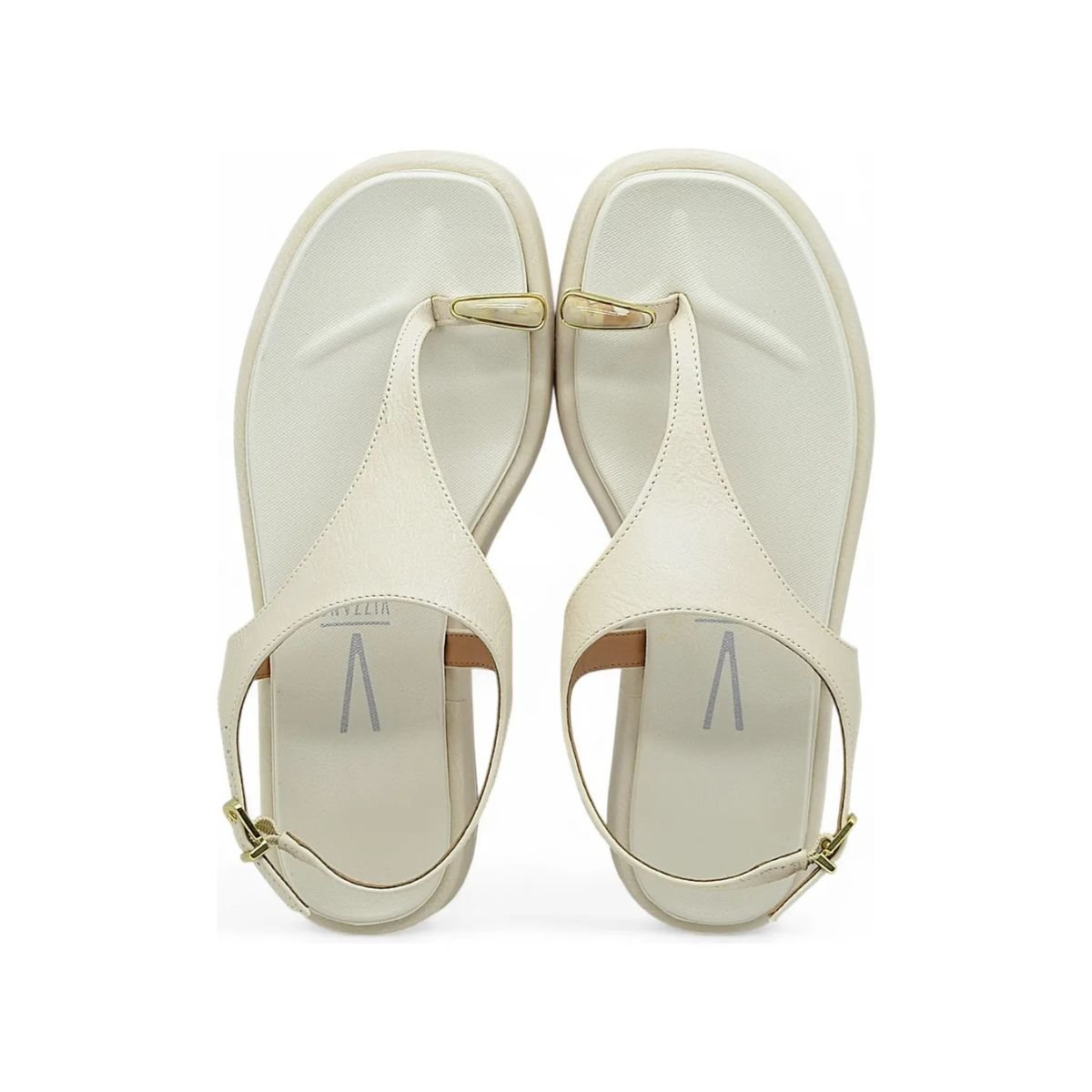 Sandália Feminina Flatform Vizzano 6506.127 Off White Off White 4