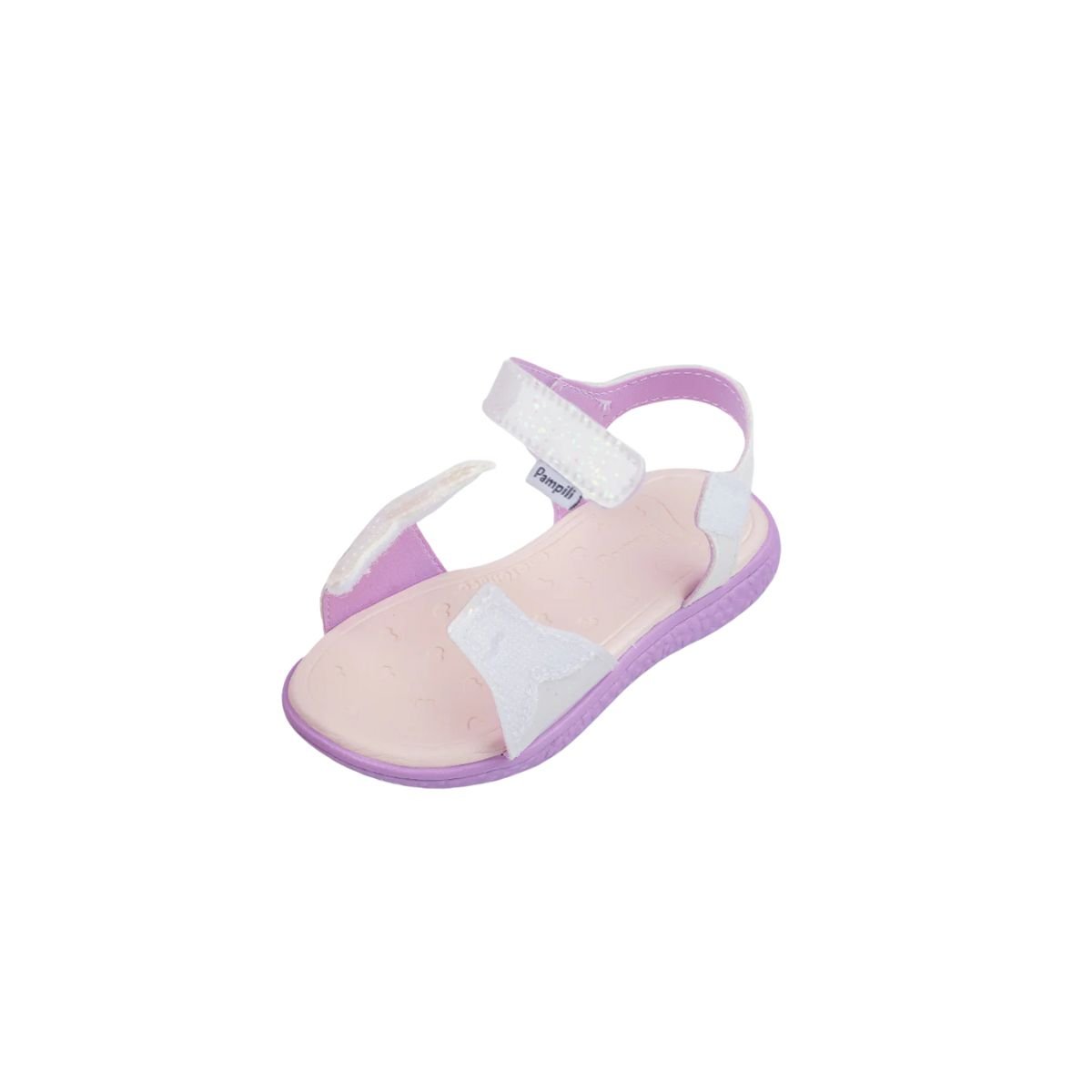 Sandália Infantil Menina Sereia Pampili 763.007 Branco Branco 3