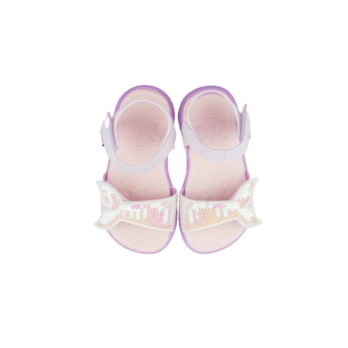 Sandália Infantil Menina Sereia Pampili 763.007 Branco Branco 4