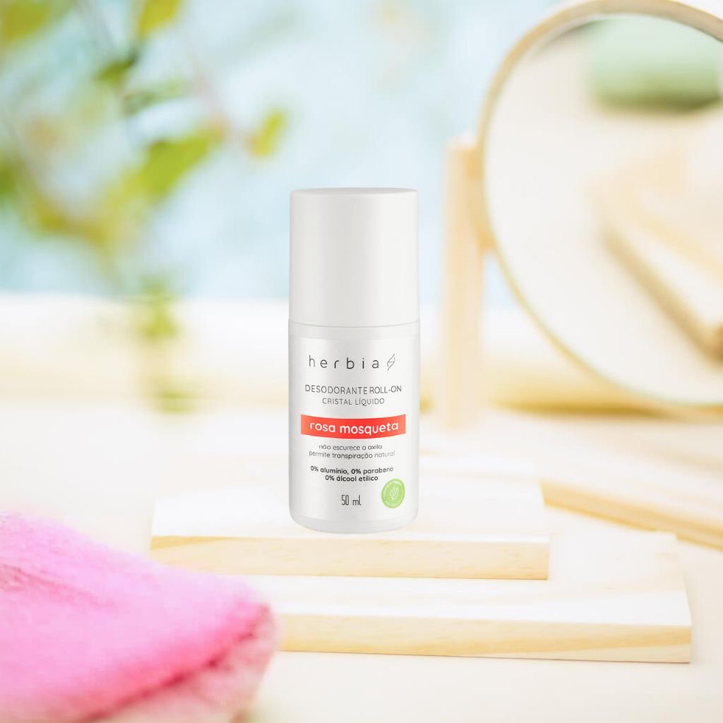 Trio Desodorante Rosa Mosqueta Clareador roll-on ÚNICO 2