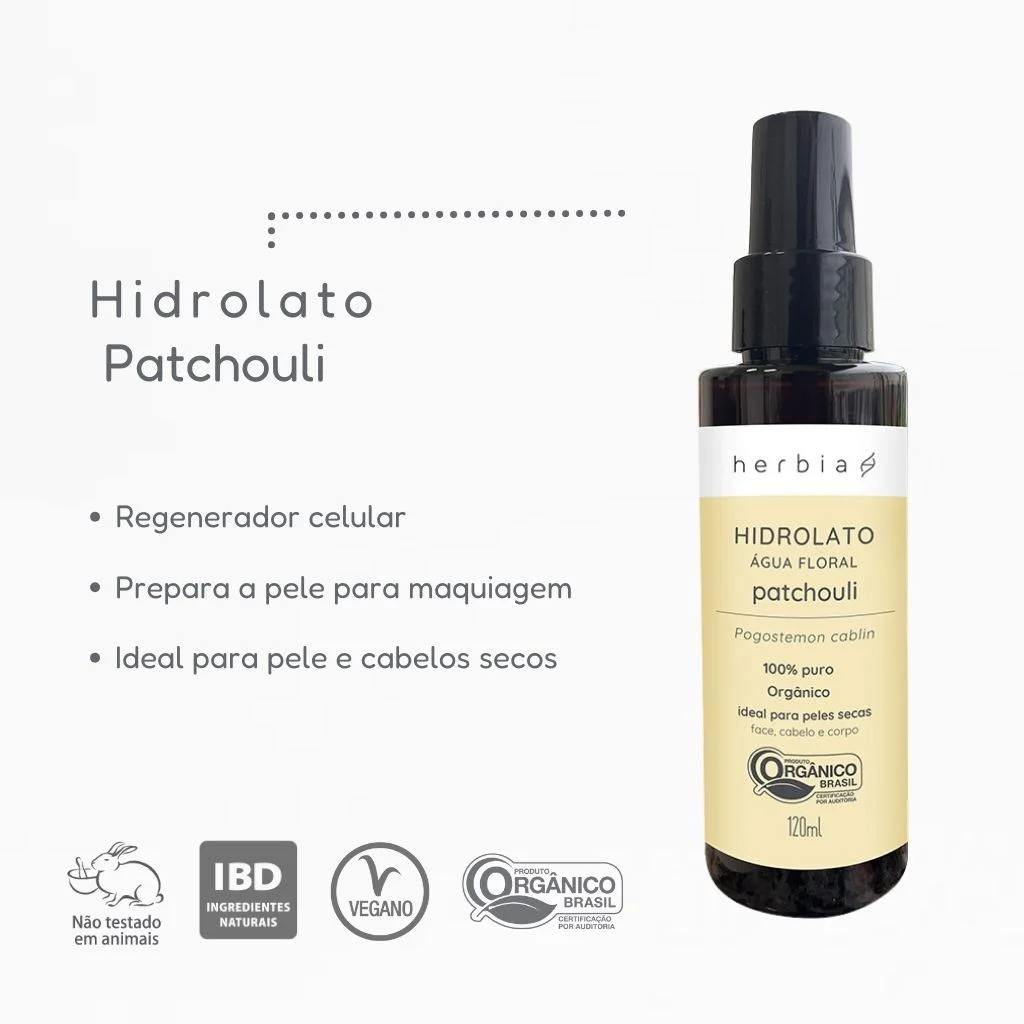Hidrolato de Patchouli Orgânico 120ml 120ml 3