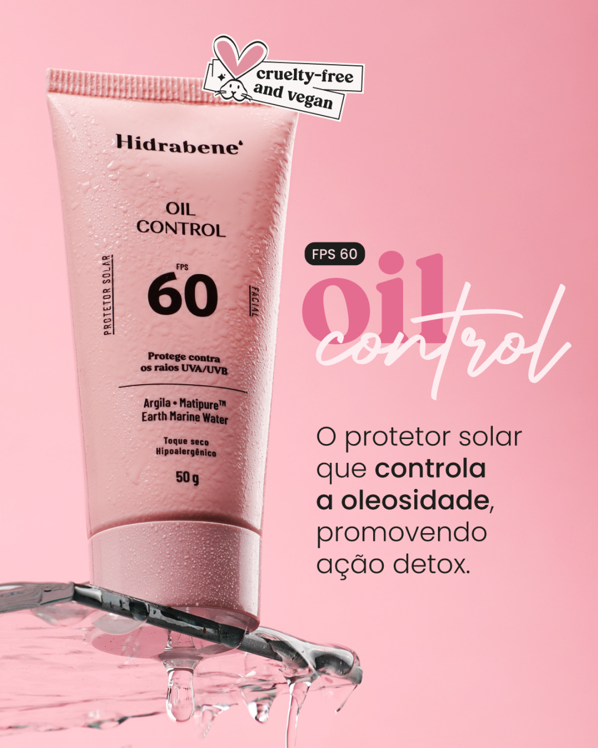 Kit Tchau Oleosidade - Sérim Intense Matte + Oil Control FPS 60 - Hidrabene ÚNICO 2