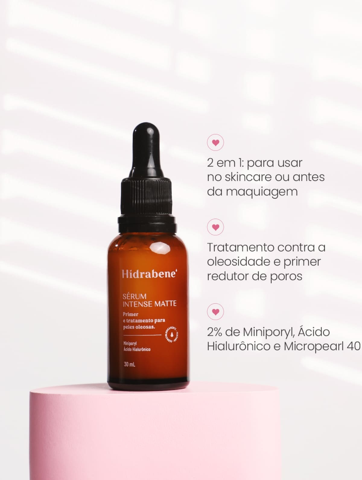 Kit Tchau Oleosidade - Sérim Intense Matte + Oil Control FPS 60 - Hidrabene ÚNICO 5