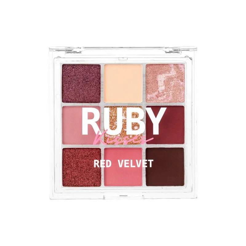 Paleta de Sombras Sweets Collection Red Velvet - Ruby Kisses Red Velvet 1