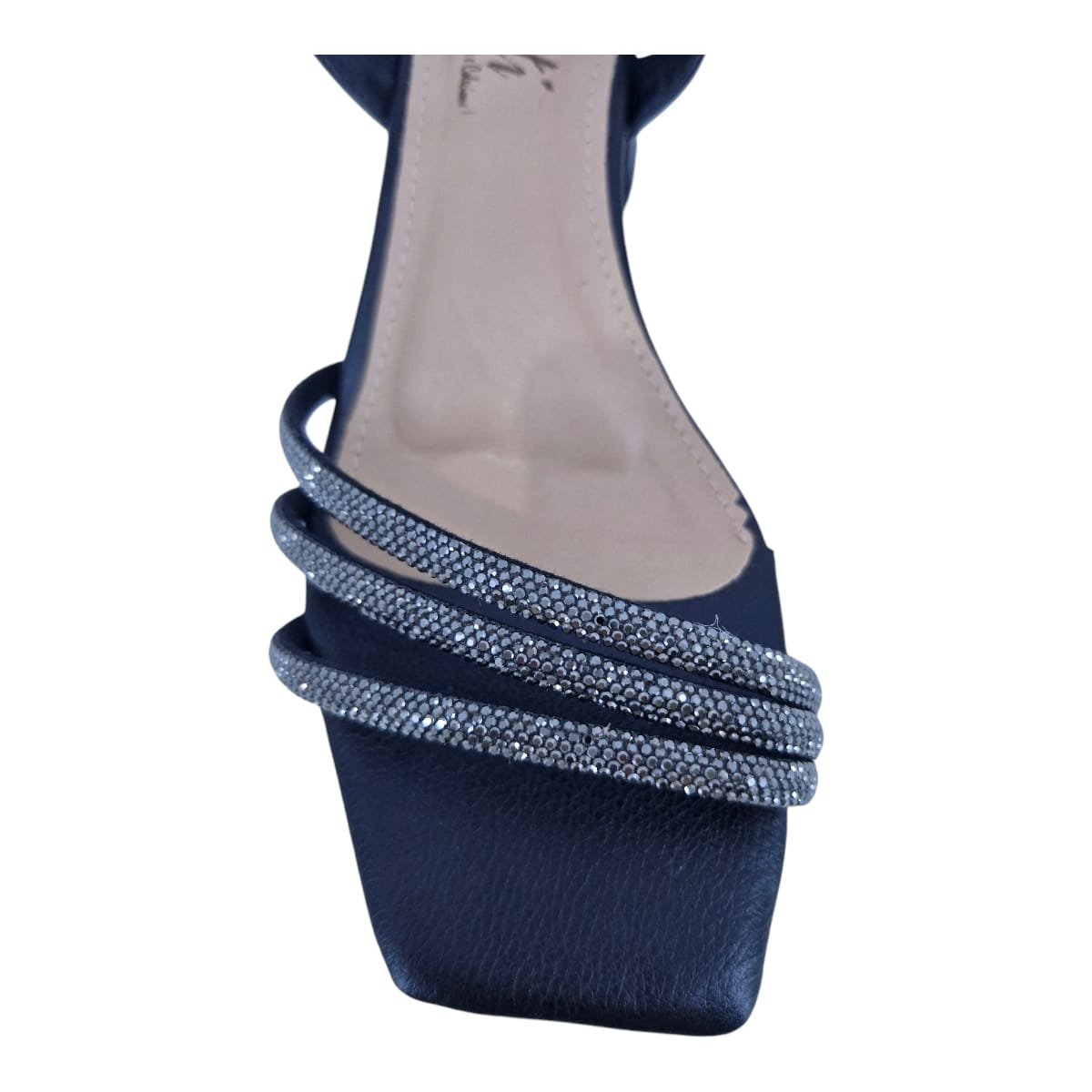 Sandália Feminina Salto Bloco Em Couro Social Scarpetti 95018 Preto Preto 5