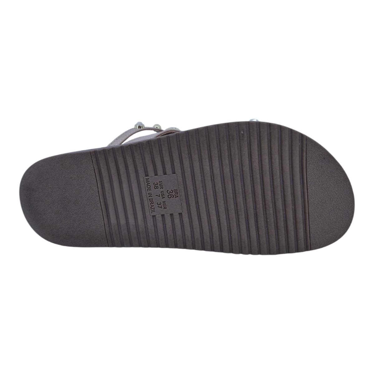 Sandália Feminina Papete Casual Scarpetti 1135-7175 Bege Bege 7