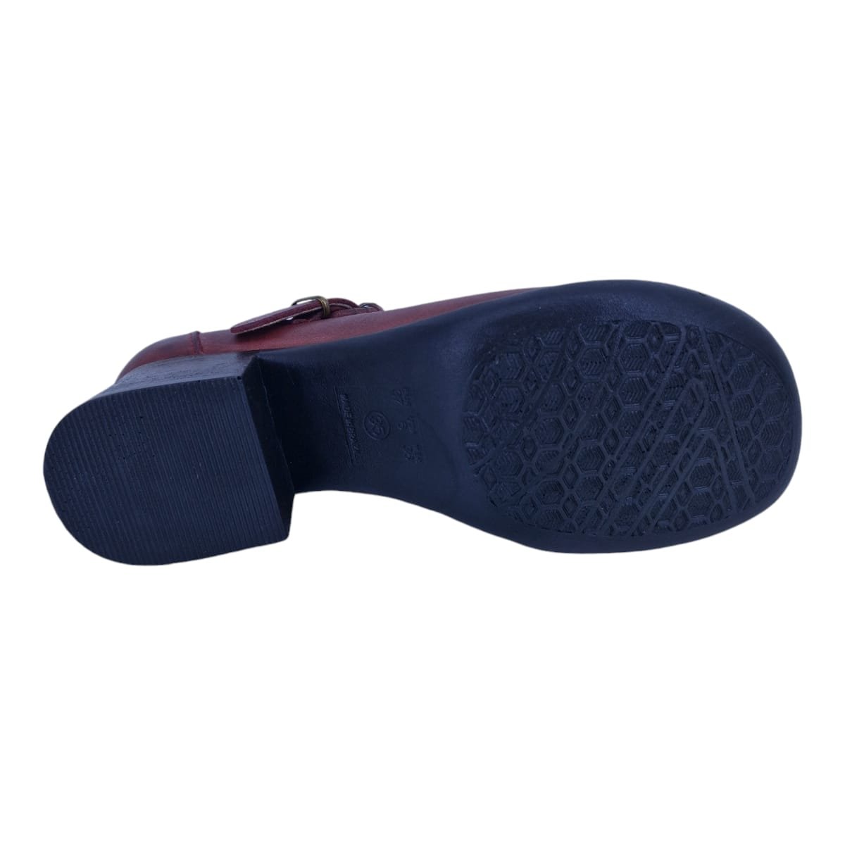 Sapato Boneca Feminino Em Couro Casual Scarpetti 890 Vermelho Vermelho 4