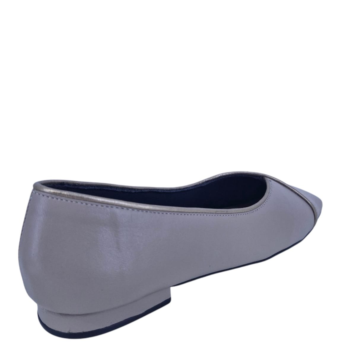 Sapatilha Feminina Couro Bico Quadrado Scarpetti 604-1247 Nude Nude 4