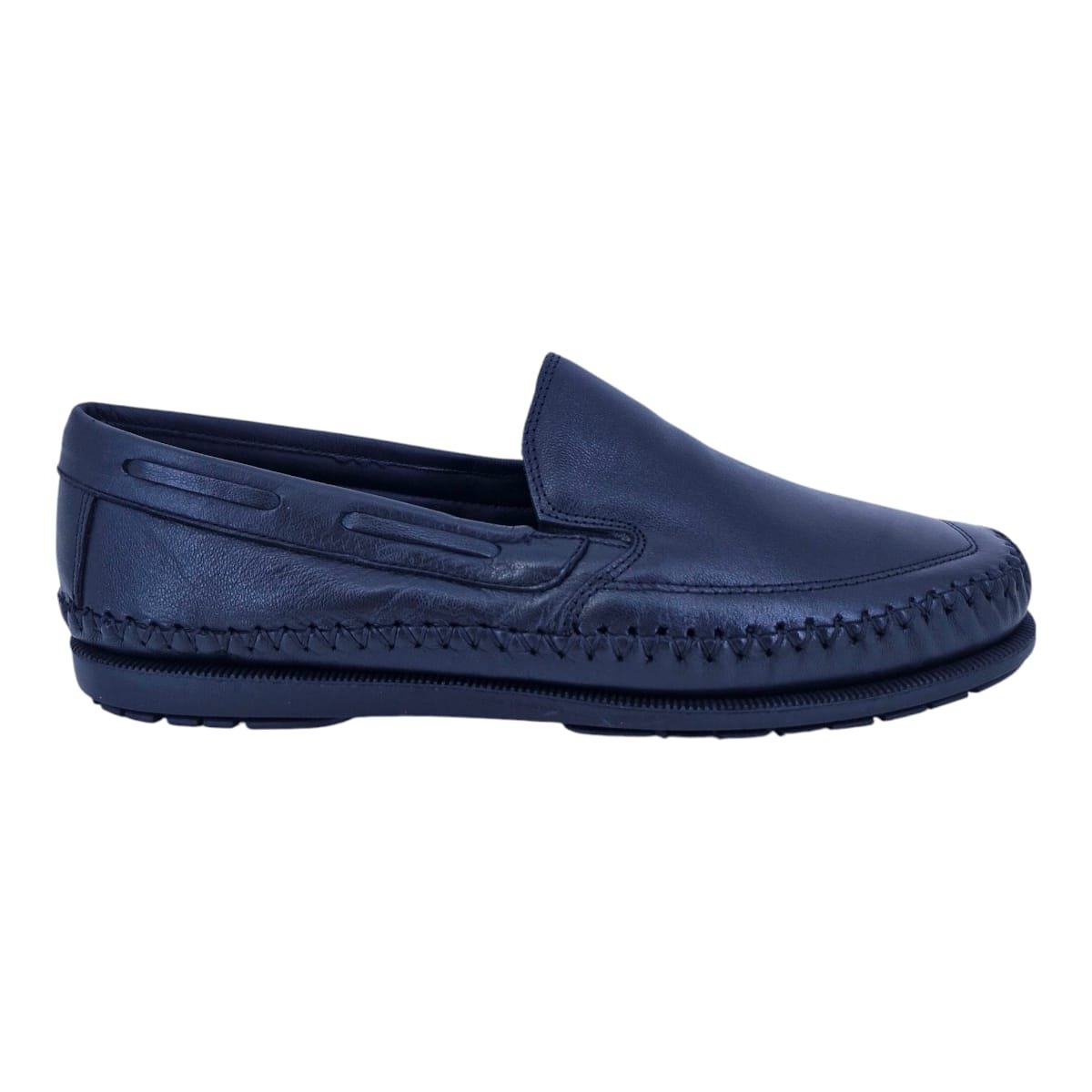 Sapatilha Em Couro Masculina Sola Gel Scarpetti 4006 Preto Preto 1